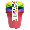 Набор горшков Color 10,5*8 см (уп.10 шт) разноцвет