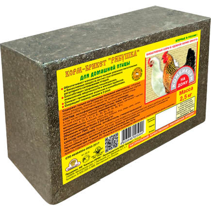 Корм-брикет Рябушка