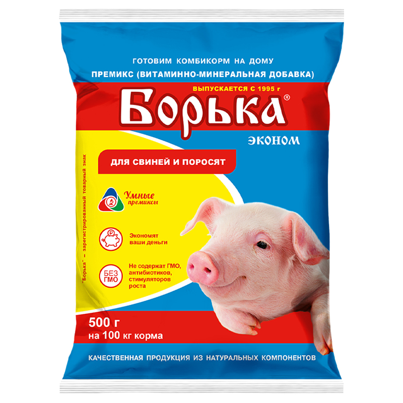 Премикс для свиней и поросят в ассортименте - продукция от производителя по выгодной цене