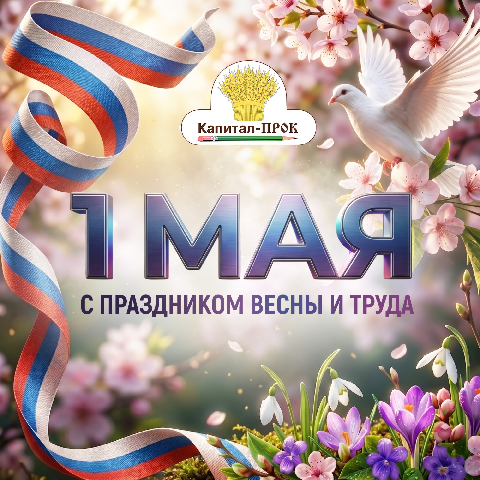 С Днем весны и труда! С Днем весны и труда!