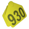 Бирка средняя двойная под щипцы (с номером) (п50/м100) (55*55мм)
