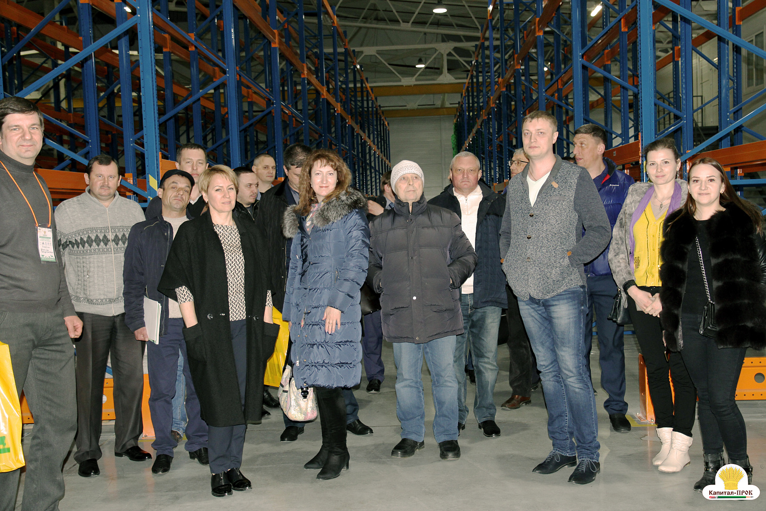 Директор Капитал-ПРОК Страна Александр Сысоев провел ознакомительную экскурсию по складскому комплексу.